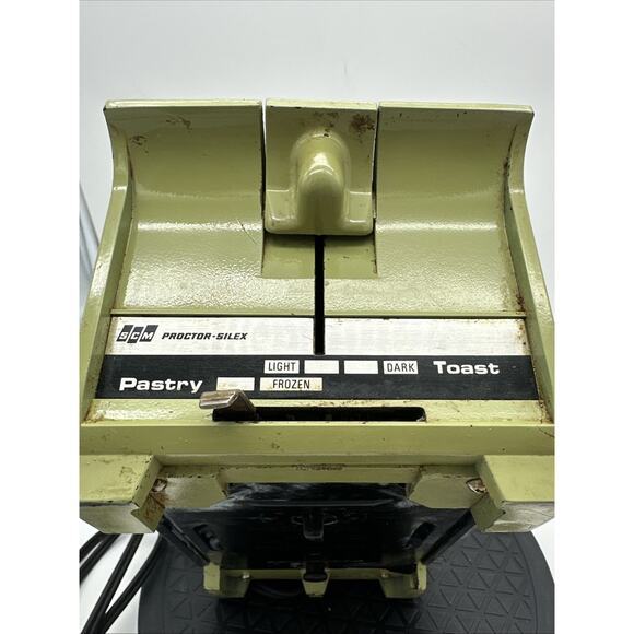 Beautiful Vintage Proctor Silex Green Chrome Toaster - Picture 12 of 12